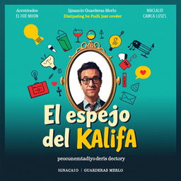 A movie poster for 'El espejo del Kalifa', directed by Ignacio Guarderas Merlo