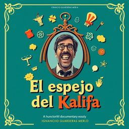 A movie poster for 'El espejo del Kalifa', directed by Ignacio Guarderas Merlo