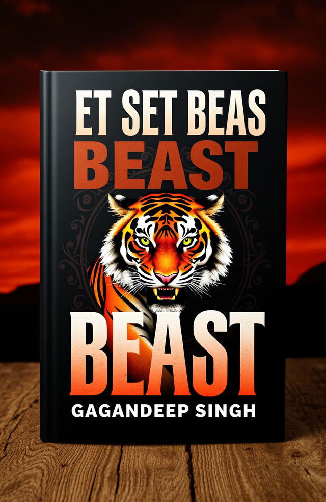 An impressive book cover design for 'Get Set Beast' by Gagandeep Singh