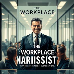 A captivating book cover for 'The Workplace Narcissist'