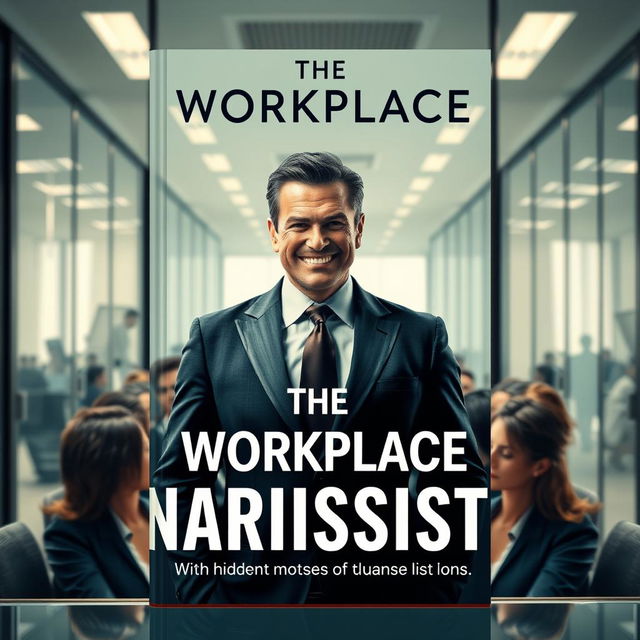 A captivating book cover for 'The Workplace Narcissist'