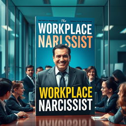 A captivating book cover for 'The Workplace Narcissist'
