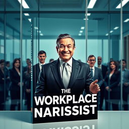 A captivating book cover for 'The Workplace Narcissist'