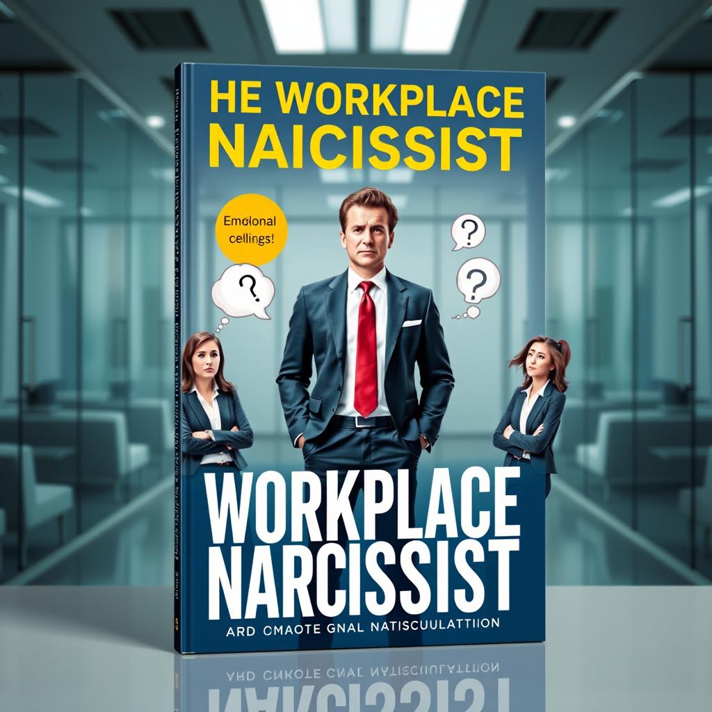 An engaging book cover for 'The Workplace Narcissist'