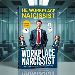 An engaging book cover for 'The Workplace Narcissist'