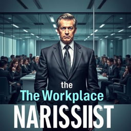 A thought-provoking book cover for 'The Workplace Narcissist'