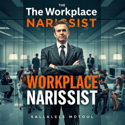 A thought-provoking book cover for 'The Workplace Narcissist'