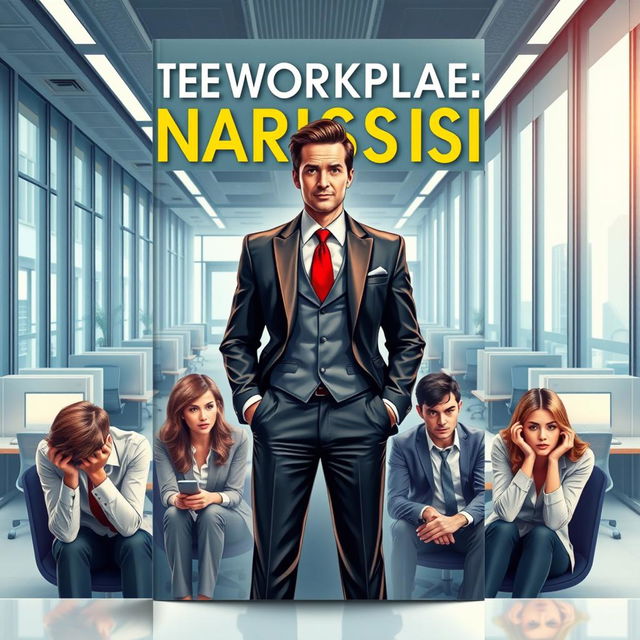 An intriguing book cover for 'The Workplace Narcissist'