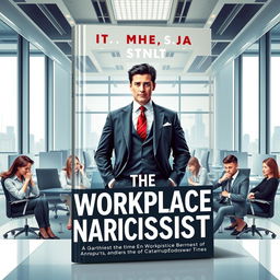 An intriguing book cover for 'The Workplace Narcissist'