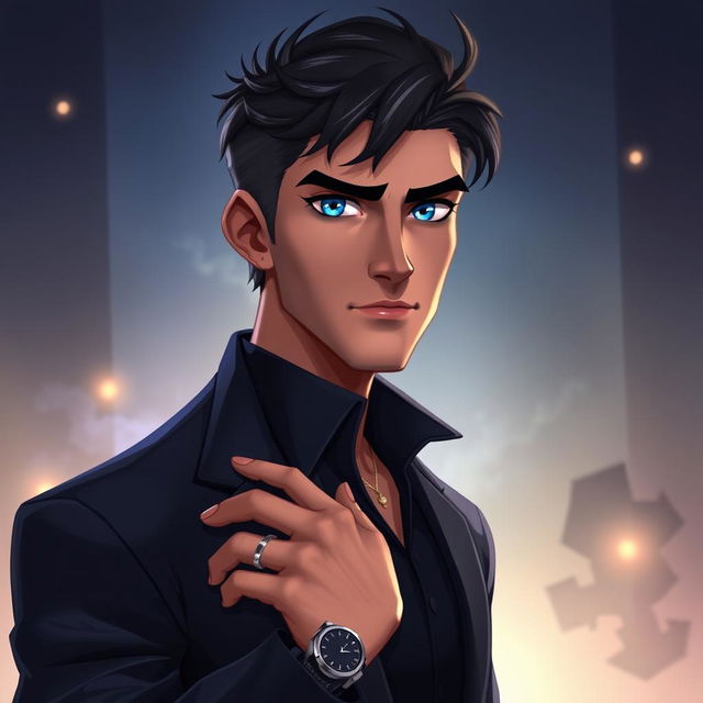 A fantasy character named Alex Turner, depicted in an animated style