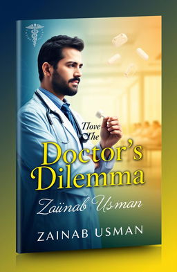 A beautifully designed book cover for 'The Doctor's Dilemma' by Zainab Usman