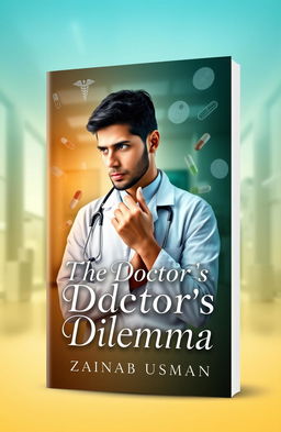 A beautifully designed book cover for 'The Doctor's Dilemma' by Zainab Usman