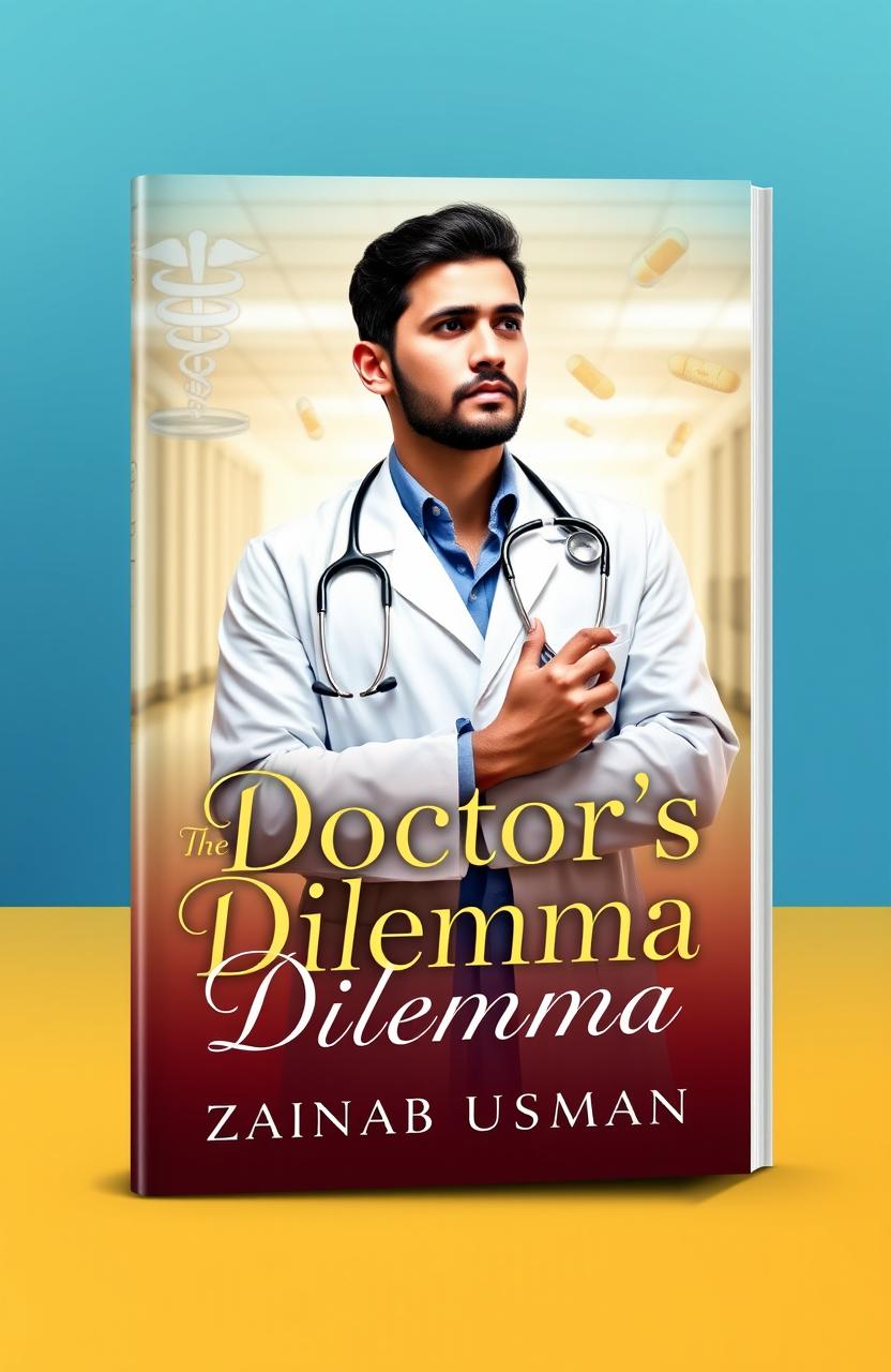 A beautifully designed book cover for 'The Doctor's Dilemma' by Zainab Usman