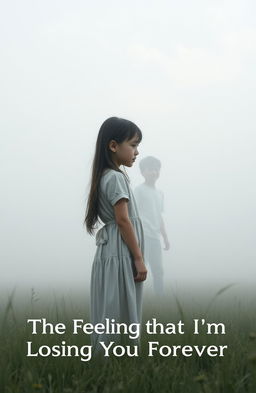 A misty meadow filled with a sense of quiet sadness
