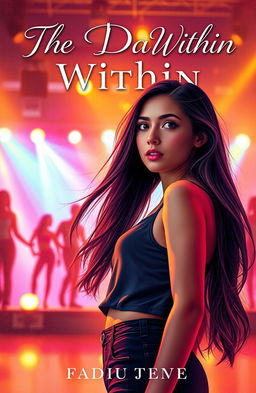 A captivating fiction novel cover for "The Dance Within
