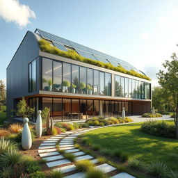 A stunning architectural design that emphasizes functionality and modern aesthetics