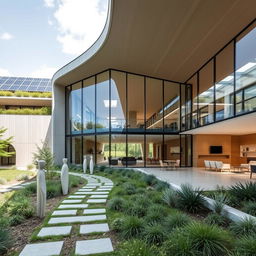 A stunning architectural design that emphasizes functionality and modern aesthetics