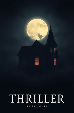 A hauntingly beautiful scene featuring a dark, gradient background that creates an ominous atmosphere