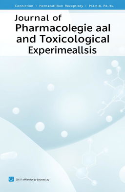 A modern academic journal cover design featuring the title 'Journal of Pharmacological and Toxicological Experimentalsis' in bold letters at the top