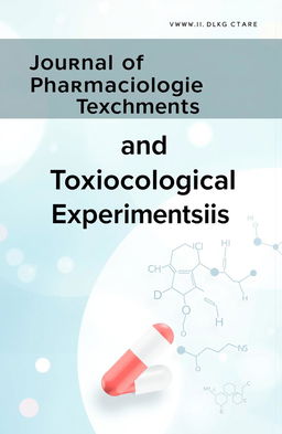 A modern academic journal cover design featuring the title 'Journal of Pharmacological and Toxicological Experimentalsis' in bold letters at the top