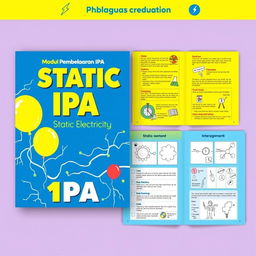 An educational module design for 'Modul Pembelajaran IPA' that focuses on Static Electricity