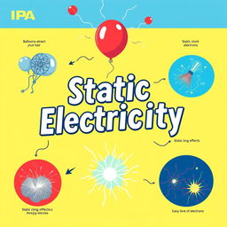 An educational visual representation for 'IPA' focusing on Static Electricity