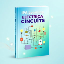 A captivating book cover illustration focused on the theme of 'IPA Learning: Series Electrical Circuits'