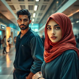 A captivating scene from the romantic fictional Muslim novel 'ZIDALIS'
