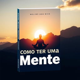 A captivating e-book cover design featuring the title 'Como Ter Uma Mente Forte'