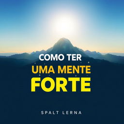 An engaging e-book cover design depicting the theme of mental strength