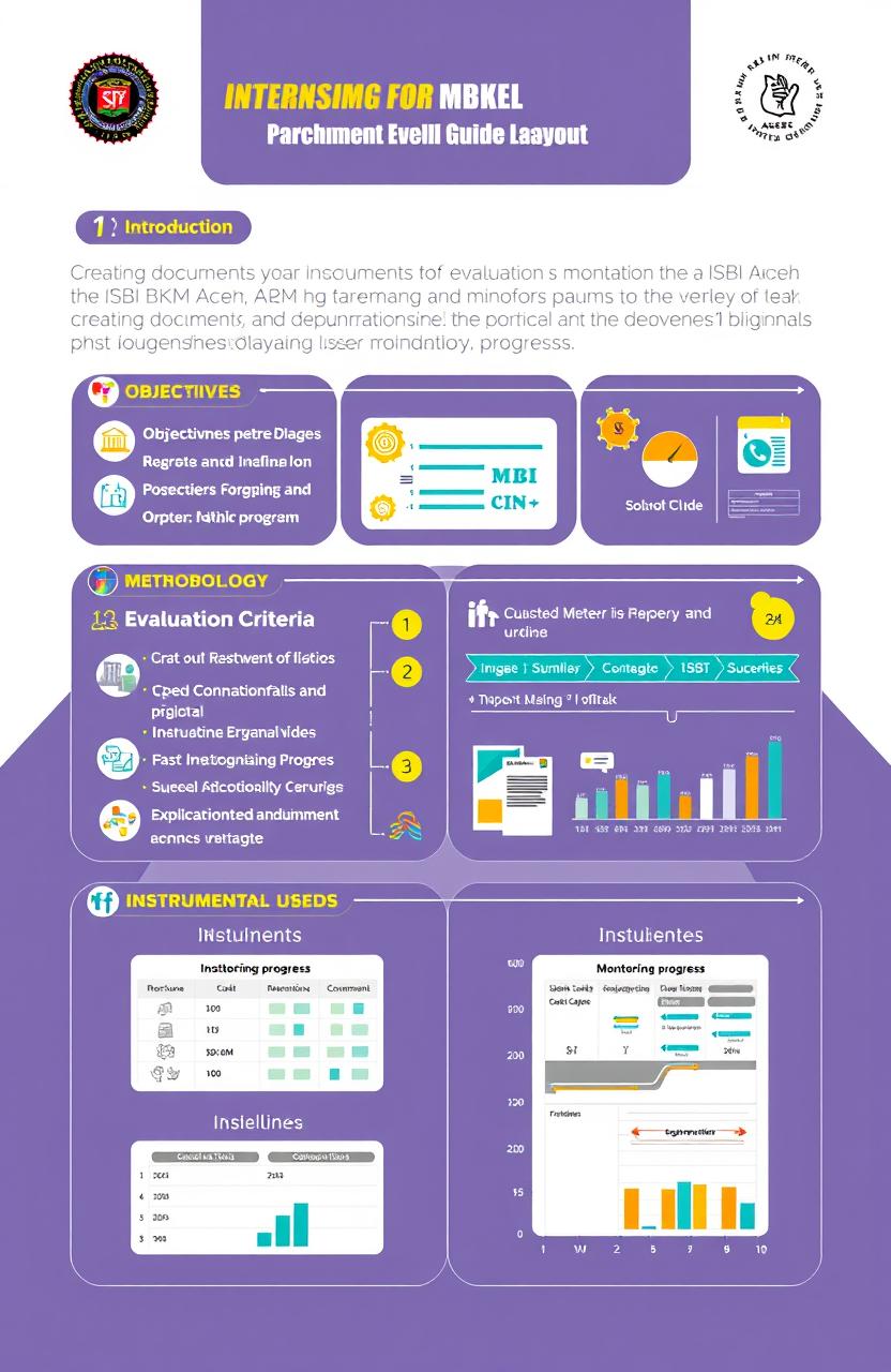 A detailed guide layout for creating documents and instruments for monitoring and evaluation of internships under the MBKM program at ISBI Aceh