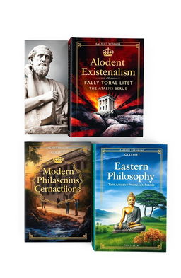 A philosophical book series collection featuring beautifully designed covers