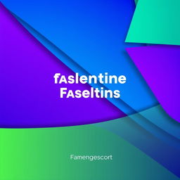 A modern book cover design featuring sharp, crisp gradient lines and geometric graphics in a harmonious blend of blues, purples, and greens