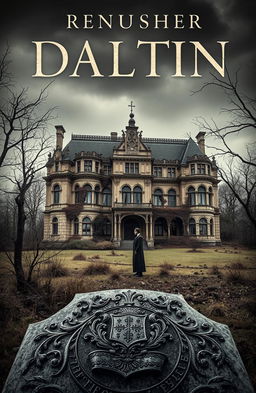 A visually striking book cover that encapsulates themes of decay, nobility, and melancholy