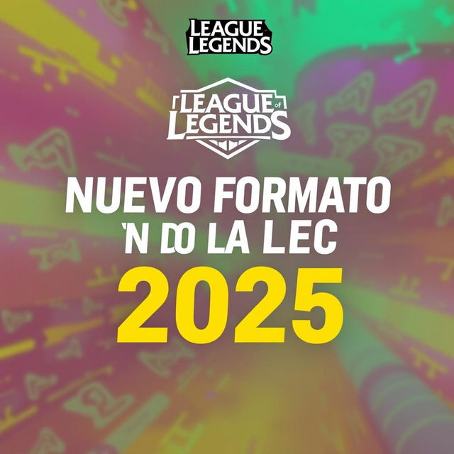 Infographic titled 'Nuevo Formato de la LEC 2025' in Spanish