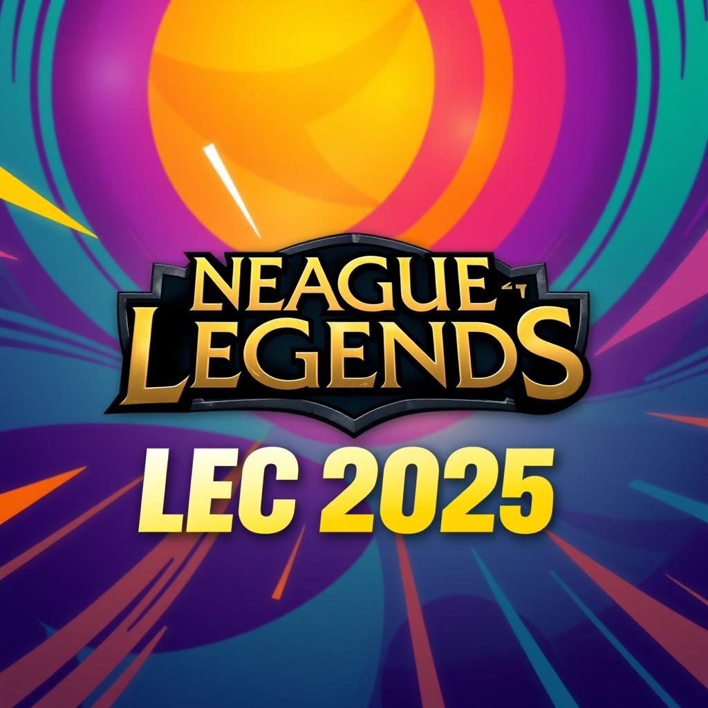 Graphic design featuring the title 'Nuevo Formato de la LEC 2025' in Spanish