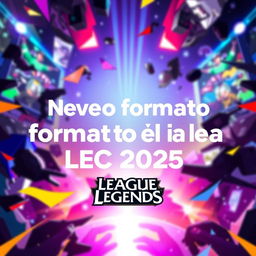 Thumbnail design featuring only the title 'Nuevo formato de la LEC 2025' in Spanish from Spain