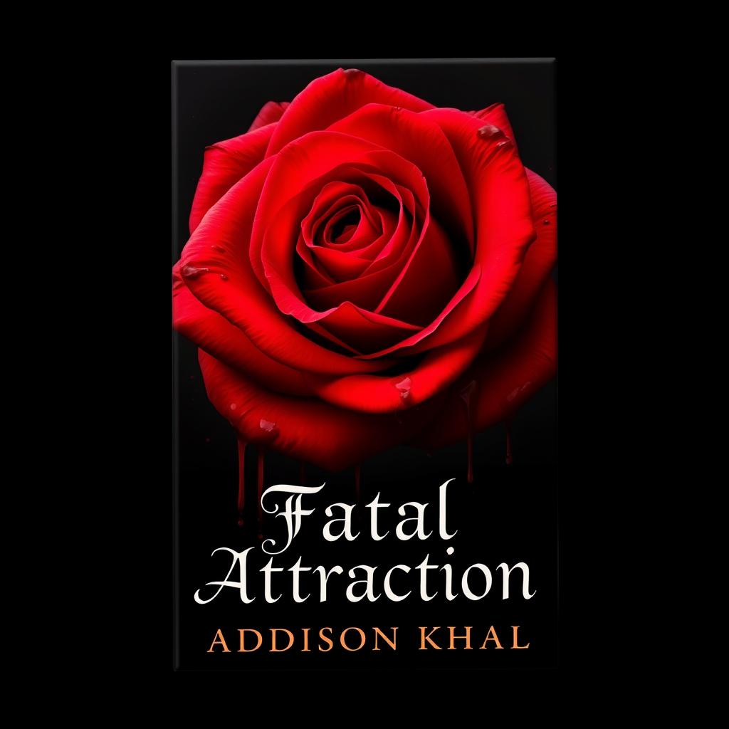 A captivating book cover for 'Fatal Attraction' by Addison Khal