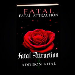 A captivating book cover for 'Fatal Attraction' by Addison Khal