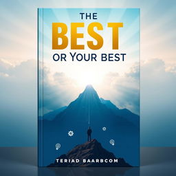 A thought-provoking book cover design for 'The Best or Your Best', exploring the theme that effort alone is not enough for success