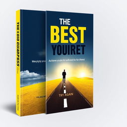 A book cover design for the title 'The Best or Your Best', featuring a compelling and motivational image illustrating the concept that merely trying is not sufficient—emphasizing the importance of perseverance and aiming for excellence