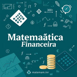 An eye-catching cover design for a finance project focused on financial mathematics