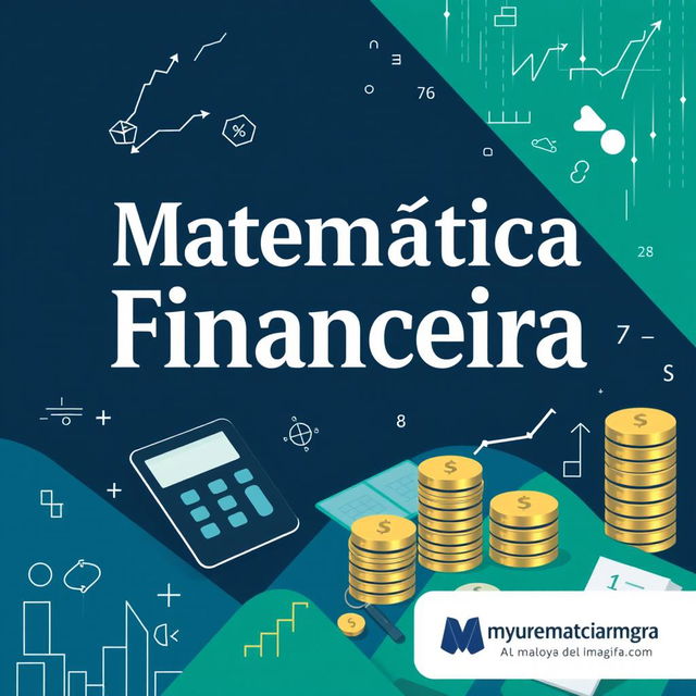 An eye-catching cover design for a finance project focused on financial mathematics