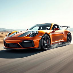 A new Porsche car named 'Paonanda', featuring a unique and impactful design that exudes power and speed