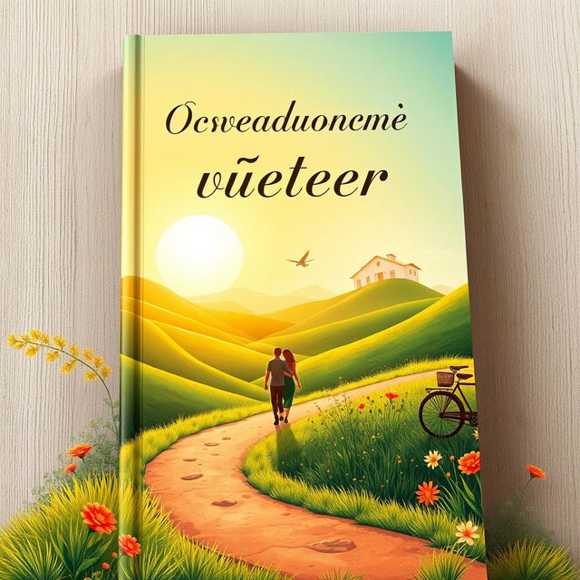 A beautifully illustrated book cover for a novel titled 'Свободный ветер' (Free Wind), depicting themes of journey and love