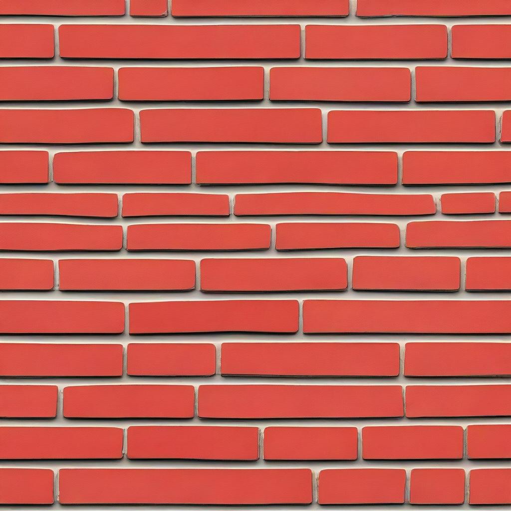 Generate an image of a detailed, realistic red brick (batu bata) against a neutral background.