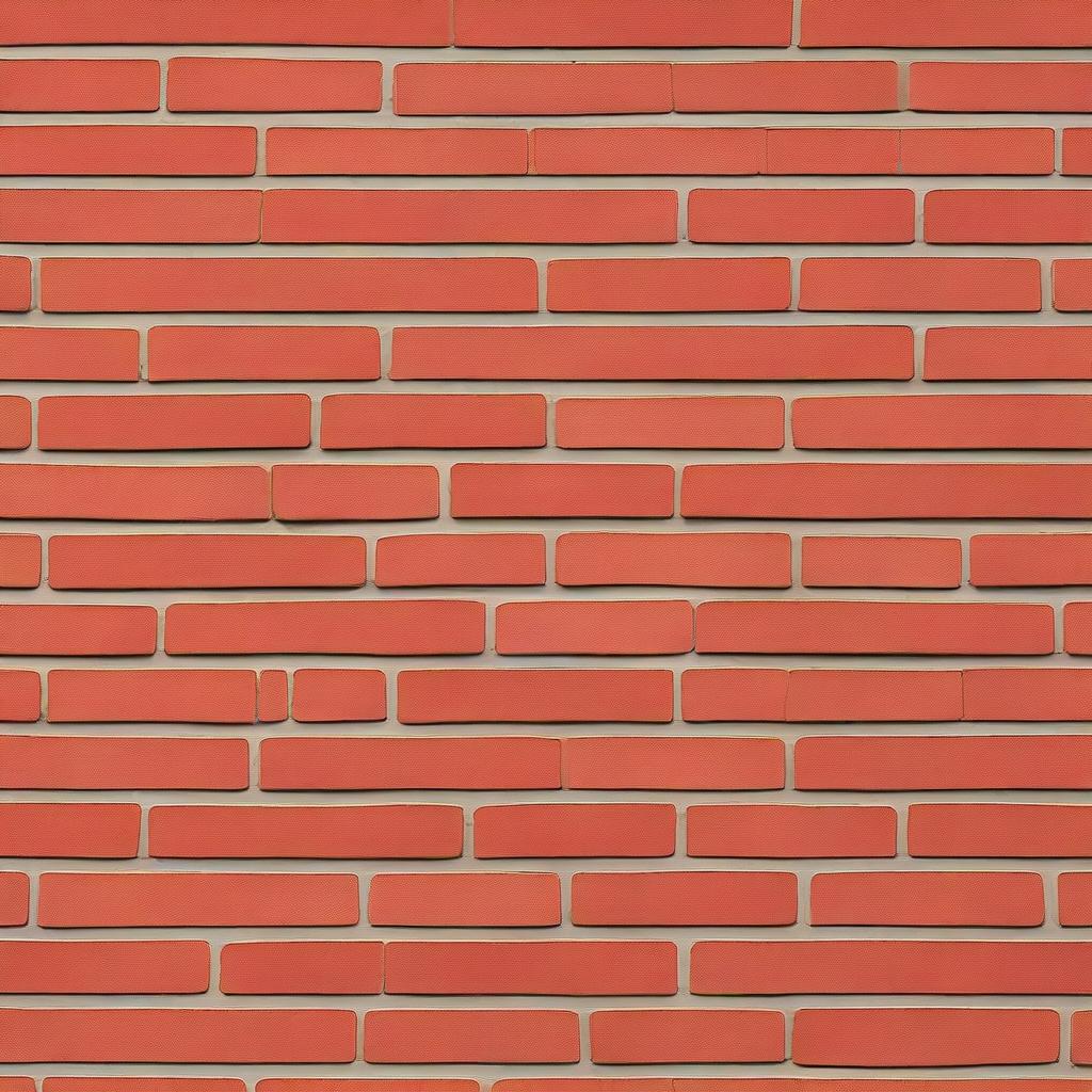 Generate an image of a detailed, realistic red brick (batu bata) against a neutral background.