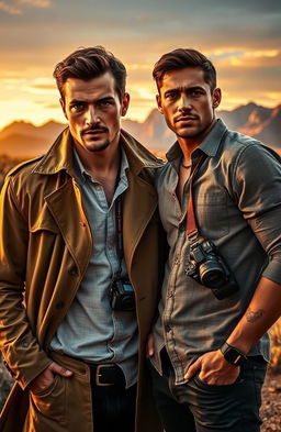 A gripping narrative of a male detective and a male journalist who develop a deep romantic connection as they unravel a complex crime involving Mexican immigrants in Arizona