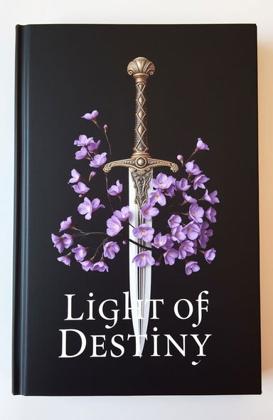 A captivating book cover featuring a striking black background