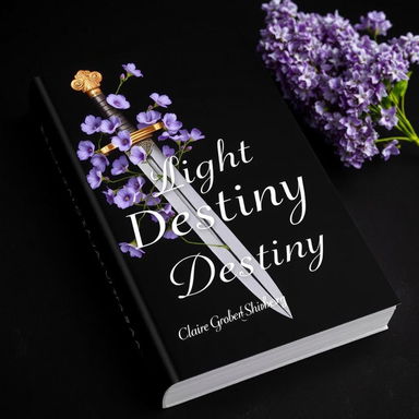 A striking book cover featuring a dramatic black background